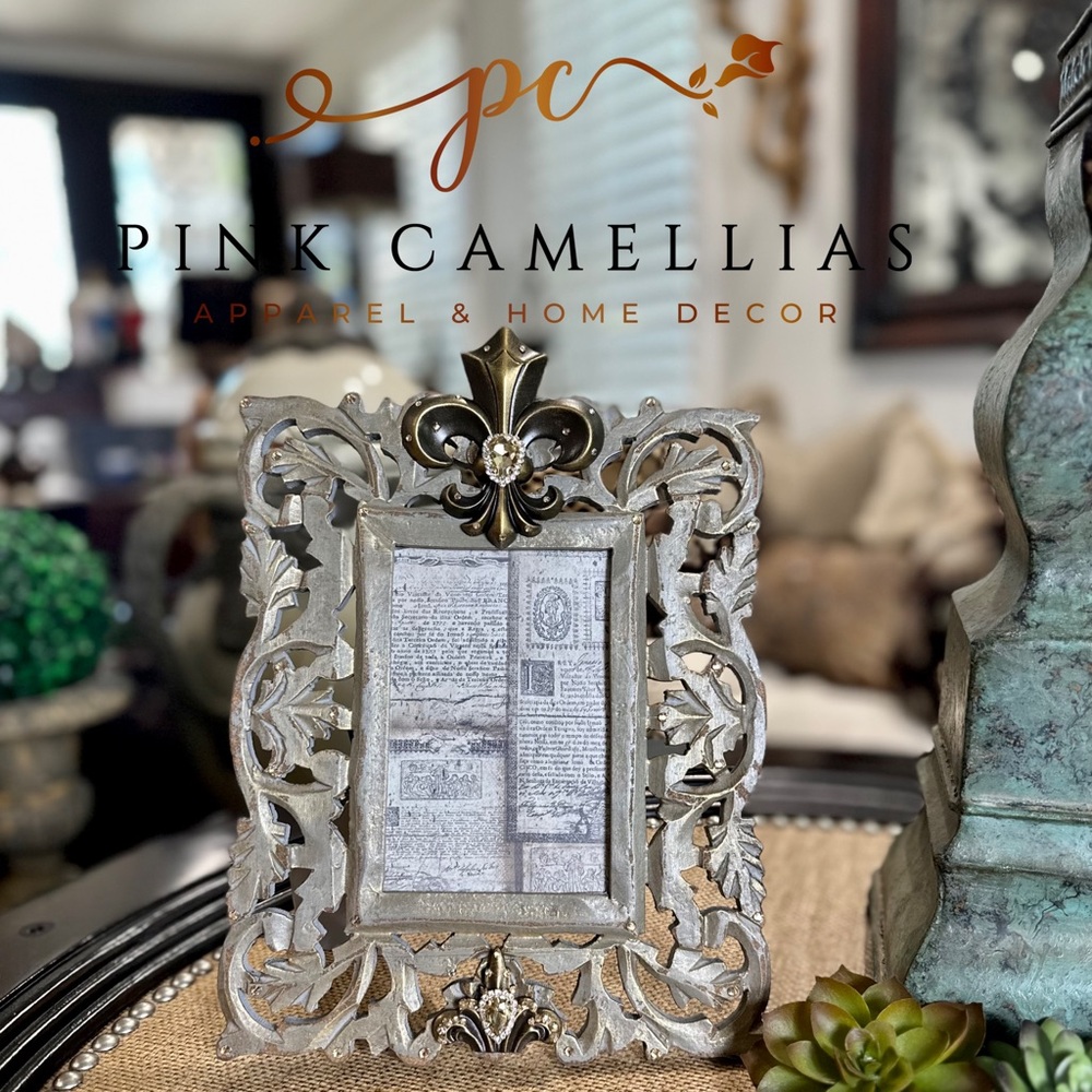 Fleur de Lis Picture Frame 4 x 6